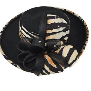 Mr. Hi's Church Hat Embellished 100% Wool‎
